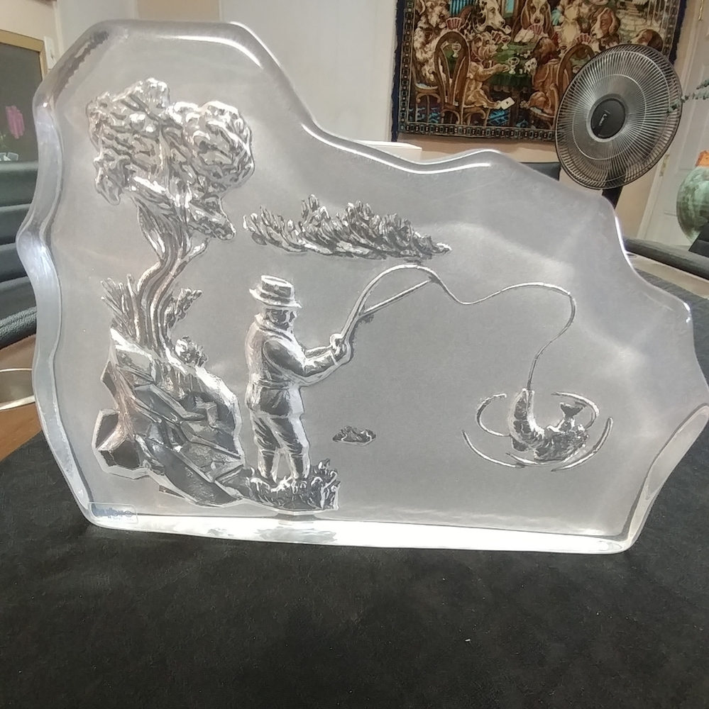 Nybro "Fisherman" Sculpture